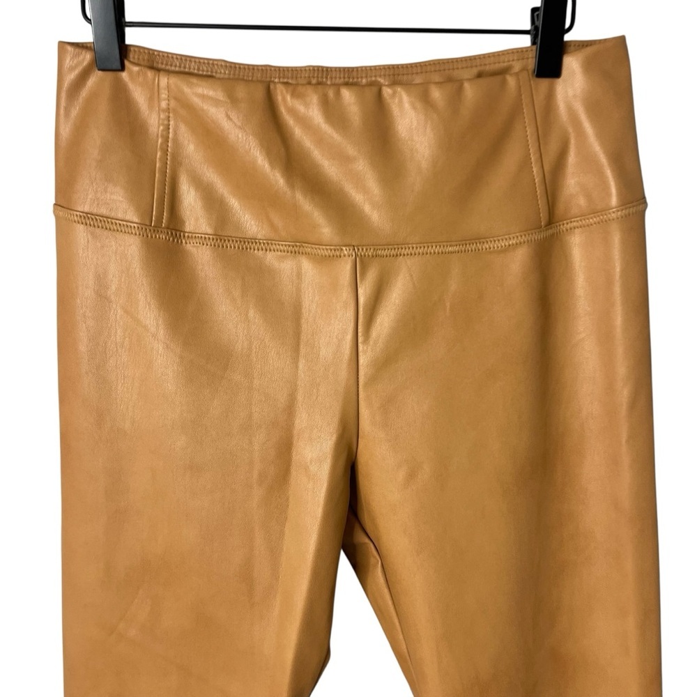 Avec Les Filles Faux Leather Leggings Size Large Biscotti Style 80156 - Picture 4 of 8